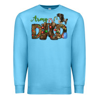 Ocean Blue Christmas Army Dad Premium Sweatshirt - NancyCooperArtShop