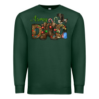 Sports Green Christmas Army Dad Premium Sweatshirt - NancyCooperArtShop