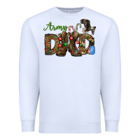 White Christmas Army Dad Premium Sweatshirt - NancyCooperArtShop