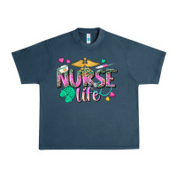 Midnight Navy nurse life Urban Heavy Tee - texasbilliewilder