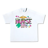 White nurse life Urban Heavy Tee - texasbilliewilder