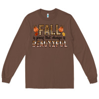 Chestnut Fall Long Sleeve Tee - CowhideDigitalArt