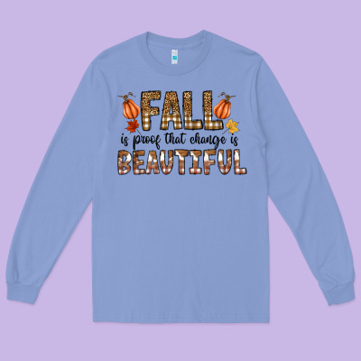 Fall Long Sleeve Tee Designed By Cowhidedigitalart