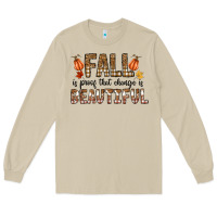 Mushroom Fall Long Sleeve Tee - CowhideDigitalArt