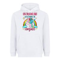White unicorns are born in august Heavyweight Hoodie - Jasminsmagicworld