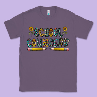School Counselor Classic Tee Designed By Cowhidedigitalart