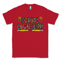 Red school counselor Classic Tee - CowhideDigitalArt