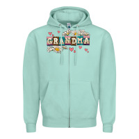 Daisy Grandma Zipper Hoodie | Teevron