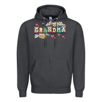 Smoke daisy grandma Zipper Hoodie - AdoDesignShop