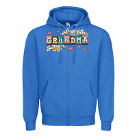 True Royal daisy grandma Zipper Hoodie - AdoDesignShop