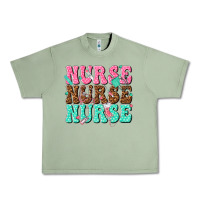 Oil Green nurse nurse nurse Urban Heavy Tee - texasbilliewilder
