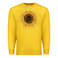Lemon giganteus sunflower Premium Sweatshirt - LillyAllenDesigns