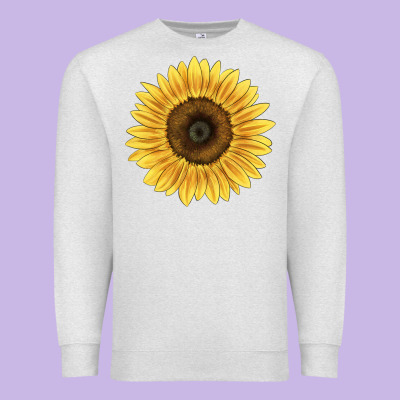 Giganteus Sunflower Premium Sweatshirt Designed By Lillyallendesigns