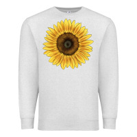 Oatmeal Heather giganteus sunflower Premium Sweatshirt - LillyAllenDesigns
