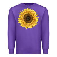 Purple giganteus sunflower Premium Sweatshirt - LillyAllenDesigns