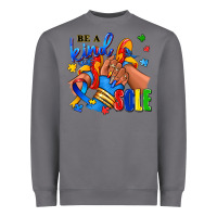 Storm Be a kind sole Autism afro girl sneakers Heavyweight Sweatshirt - RanaPortraitStore