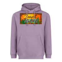 Lavender western desert darlin sunset cactus leopard serape   license plate tem Heavyweight Hoodie - BarkalooDesign