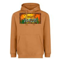 Meerkat western desert darlin sunset cactus leopard serape   license plate tem Heavyweight Hoodie - BarkalooDesign