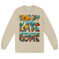Mushroom sorry i am late i didnt want to come Long Sleeve Tee - HRA Design Shop