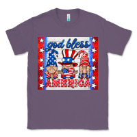 Lavender god bless America gnomes Classic Tee - HRA Design Shop