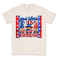 Natural god bless America gnomes Classic Tee - HRA Design Shop