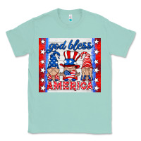 Seafoam god bless America gnomes Classic Tee - HRA Design Shop