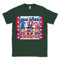 Sports Green god bless America gnomes Classic Tee - HRA Design Shop