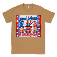 Toasted Coconut god bless America gnomes Classic Tee - HRA Design Shop