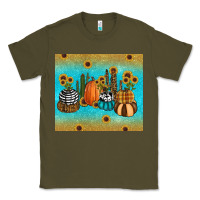 Army Green fall pumpkin tumbler Classic Tee - RanaPortraitStore