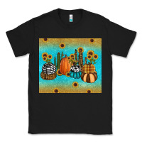 Black fall pumpkin tumbler Classic Tee - RanaPortraitStore