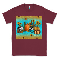 Burgundy fall pumpkin tumbler Classic Tee - RanaPortraitStore