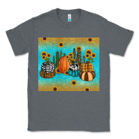 Charcoal Heather fall pumpkin tumbler Classic Tee - RanaPortraitStore