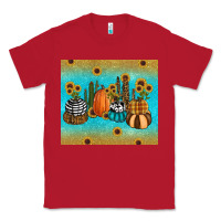 Red fall pumpkin tumbler Classic Tee - RanaPortraitStore