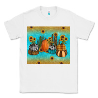 White fall pumpkin tumbler Classic Tee - RanaPortraitStore