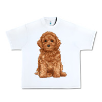 White toy poodle Urban Heavy Tee - RanaPortraitStore