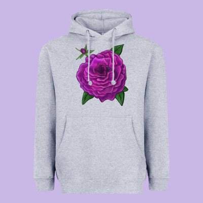 Celestial Rose Heavyweight Hoodie Designed By Lillyallendesigns