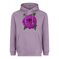 Lavender Celestial Rose Heavyweight Hoodie - LillyAllenDesigns