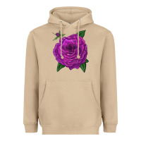 Mushroom Celestial Rose Heavyweight Hoodie - LillyAllenDesigns