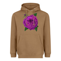 Toasted Coconut Celestial Rose Heavyweight Hoodie - LillyAllenDesigns