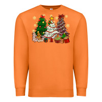 Carrot Cake Christmas trees Premium Sweatshirt - NancyCooperArtShop