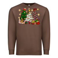 Chestnut Cake Christmas trees Premium Sweatshirt - NancyCooperArtShop