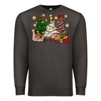 Smoke Cake Christmas trees Premium Sweatshirt - NancyCooperArtShop
