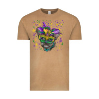 Vintage Camel mardi gras mask french bulldog Vintage Tee - RanaPortraitStore