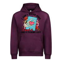 Mauve Wine i don t watch porn i read it like a fucking lady Urban Hoodie - Artiststas