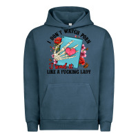 Pigment Midnight Navy i don t watch porn i read it like a fucking lady Urban Hoodie - Artiststas