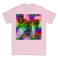 Bubblegum Pink neon safari seamless pattern 2 Classic Tee - BundleAndBundleShop