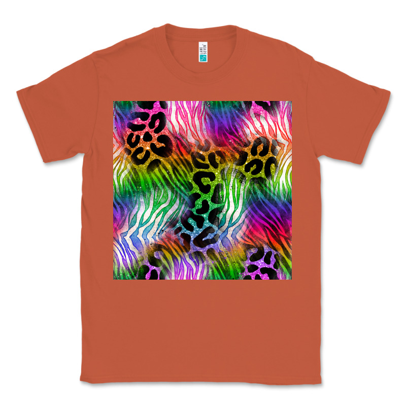 Neon Safari Seamless Pattern 2 Classic Tee by BundleAndBundleShop | Teevron