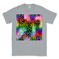 Heather Grey neon safari seamless pattern 2 Classic Tee - BundleAndBundleShop