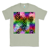 Matcha neon safari seamless pattern 2 Classic Tee - BundleAndBundleShop