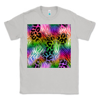 Moon Dust neon safari seamless pattern 2 Classic Tee - BundleAndBundleShop